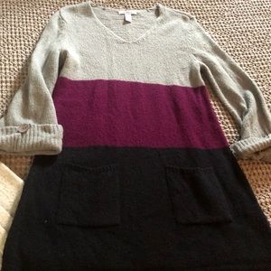 Color block sweater
